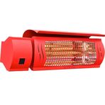 Normgas MTN-ES Kırmızı 2000W Infrared Kumandalı Elektrikli Isıtıcı