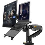 North Bayou Nb F160L Amortisörlü 17"-27" Monitör Tutucu ve 10"-17" Laptop Standı 2023 Yeni Tasarım
