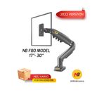 North Bayou NB F80 Amortisörlü 17-27'' Masa Üstü Monitör Tutucu