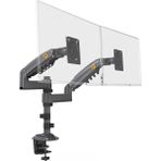 North Bayou NB H180 (2025 Yeni Model) Amortisörlü İkili Monitör Standı (17-27 İnç)-(2-9 Kilo)