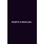 NORTH CAROLINA AFTER MIDNIGHT – Premium Lined Journal | 6" x 9" | Soft Cover | 120+ Pages: A Sleek and Sophisticated Notebook – Perfect for Late-Night Ideas, Work, or Daily Notes