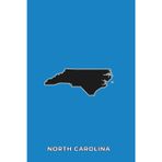 NORTH CAROLINA BLUE AND BLACK – Premium Lined Journal | 6" x 9" | Soft Cover | 120+ Pages – Bold State Colors, Perfect for Game Day & Everyday Notes: ... Football Season, or Thoughtful Gifts