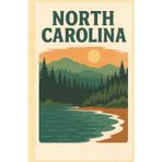 North Carolina journal: 5.5 x 8.5, 250 pages, hardcover