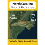 North Carolina State Word Search Puzzle Book: Word Searches with Easy to Read Print about the state of North Carolina, History, Cities, Geography, and ... Gift for Vacations, Holidays and Free Times