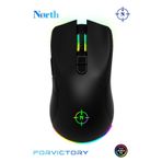 North Game Over PRO WL 24.000 DPI 750 IPS 75G RGB Kablosuz FPS Gaming Oyuncu Mouse