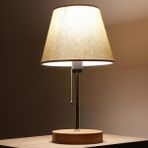 North Home Konik Kumaş Başlıklı Abajur Yatak Odası Gece Lambası Salon Aydınlatma