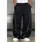 North London Erkek Eğimli Biyeli Bol Paça Loose Fit Oversize Eşofman Altı