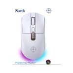 North Odin Pro Wl Beyaz 26K Dpı 750 Ips 70G Ultralight Rgb Kablosuz Gaming Mouse