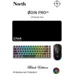 North Odin Pro Wl Oyuncu Mouse + Odin Pro WL68 Oyuncu Klavyesi Vıp Kablosuz Oyuncu Klavye Mouse Seti - Siyah