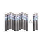 NORTH PLAS PLASTİK KAYNAK ELEKTROT - ABS DAR SİYAH 10+2 PAKET