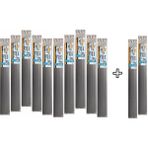 NORTH PLAS PLASTİK KAYNAK ELEKTROT- PP GENİŞ SİYAH 10+2 PAKET