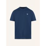 North Sails Regular Fit %100 Organik Pamuk Bisiklet Yaka Tişört - Koyu Denim - XL