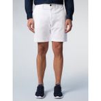 North Sails Regular Fit Organik Pamuklu Esnek Erkek Chino Şort - Beyaz - 33