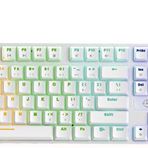 North Shield White Red Switch Türkçe Q Rgb Full Metal Panel Mekanik Beyaz Gaming Klavye
