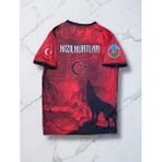 North Stand Tractor FC Azerbaycan Türkiye Bayraklı Kızılkurtlar Bozkurt Taraftar Forma - 2XL - Siyah