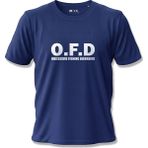North Whiskers O.f.d (Obsessive Fishing Disorder) Esprili Baskılı %100 Pamuklu Unisex Lacivert Balıkçı Tişörtü - Beyaz - 2XL