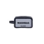 NorthAK Şeffaf Seyahat Makyaj Çantası - Kozmetik ve Makyaj Çantası Washbag Siyah