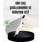Northcity 6-In-1 Hızlı Kurutma ve Bukle Şekillendirme Seti - Evde Profesyonel Saç Stili - Beyaz