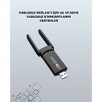 Northcity AC1200 USB Wifi Adaptör - Hızlı ve Kablosuz Internet Çözümü
