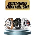 Northcity Akıllı Saat 5.0: 1.55" Hd Ekran ve Sağlık Takibi ile Hayatınızı Yönetin - Antrasit - Siyah - 40 mm - Kordon Seçenekleri