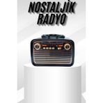 Northcity Bluetooth Müzik Kutusu El Fenerli Nostaljik Tasarım - Kablosuz Radyo ve Mp3 Çalar - Bluetooth, USB, SD Kart, Radyo, El Feneri