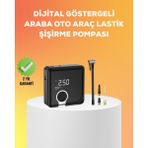 Northcity Çok Fonksiyonlu Akıllı Lastik Şişirme Cihazı - 150 Psı Hızlı Şarjlı Kompresör