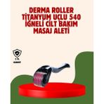 Northcity Dermaroller 1 mm Titanyum 540 Iğneli - Akne Izleri ve Çatlak Giderici Cilt Bakım Aleti - 1 mm Titanyum 540 İğneli