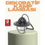 Northcity Hafif Retro Tasarım Kamp Lambası - Suya Dayanıklı Çam Kozalağı Şeklinde