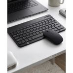 Northcity Kablosuz Bluetooth Klavye Mouse Seti - Sessiz, Ince ve Ergonomik Çalışma Çözümü - Siyah