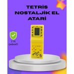 Northcity Klasik Tetris El Konsolu – Taşınabilir Retro Oyun Deneyimi ve Mini Oyunlar - Siyah