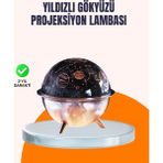 Northcity Kozmik Işık Efektli Projeksiyonlu Nemlendirici Gece Lambası - Uzay Temalı Uyku Ortamı ve Hava Nemlendirici - Renkli - Kozmik Işık Efektli Projeksiyonlu Nemlendirici Gece Işığı