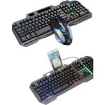 Northcity Rgb Işıklı Gaming Oyuncu Klavye ve Mouse Seti - Hediyelik ve Mekanik - RGB Işıklı Gaming Klavye ve Mouse Seti - Siyah
