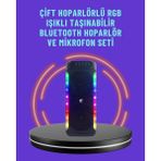 Northcity Rgb Işıklı Hoparlör - Taşınabilir Bluetooth Ses Sistemi