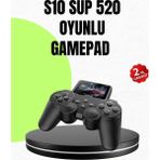 Northcity S10 Gamepad 520 HDMI Tv Bağlantılı Retro Atari - 520 Oyun, Kablosuz ve Ergonomik