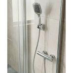 Northcity Siyah Duş Başlığı Seti - Spiral Hortumlu El Duşu ve Duvar Askısı ile Modern Banyo Deneyimi - Standart