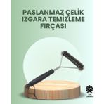 Northcity Tel Izgara Temizleyici Fırça - Paslanmaz Çelik Yapı ile Hijyenik Pişleme Alanları - Gümüş