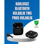 Northcity Tws Pro 5 - Ergonomik Bluetooth Kulaklık | Uzun Süreli Konfor ve Spor Güvencesi - Beyaz