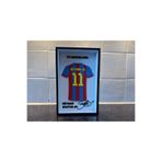 NorthEdge3D Neymar JR | FC BARCELONA | Futbol Forma Tablo | Masa Dekoru | Çerçeveli PLA Baskı 22 x 14CM