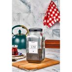 Northern Star Dekoratif Mutfak Düzenleyici Çay Kavanozu 3000 Ml Cam Saklama Kabı