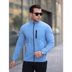 Northerner Erkek Şardonlu Kışlık Polar Hırka - 2XL - Mavi