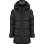 NorthFashion Erkek Kürk Kapüşonlu Uzun Model Siyah Şişme Mont & Kaban & Parka - XL - 031-Siyah