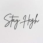 Northshire - Stay High - Metal Poster Dekoratif Metal Dekor Duvar Tablo - Duvar Süsü