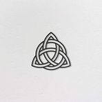 Northshire - Triquetra - Metal Poster Dekoratif Metal Dekor Duvar Tablo - Duvar Süsü