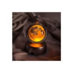 Northstarstore Dolunay Ay Gezegen Işıklı Cam Küre