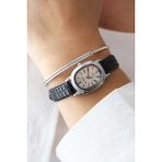 Northwatch Siyah Kadın Deri Kordon Rose Gold Yeni Sezon Vintage Kol Saati