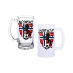 Norveç Milli Takımı Buzlu Ya Da Buzsuz Bira Bardağı GHSTBSTRNBRA0023