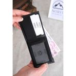 Norvi Leather Bozuk Para Bölmeli Hakiki Deri Cüzdan Siyah 1005 Siyah
