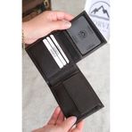 Norvi Leather Bozuk Para Gözlü Hakiki Deri Cüzdan Koyu Kahverengi 1021 Koyu Kahverengi