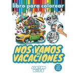 Nos vamos de vacaciones. Libro para colorear: diversión, creatividad y horas de entretenimiento