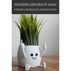 Nosa Mall Modern Dekoratif Saksı | Minyatür Çiçek Ve Bitki İçin Saksı | Kaktüs Ve Bitkiler İçin Saksı Modern